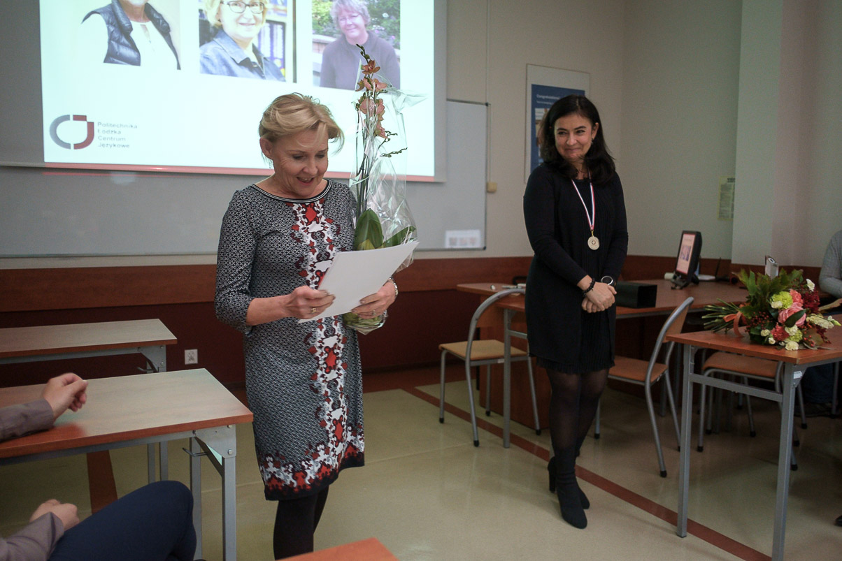 Podziękowanie za pracę dla mgr M. Michalak