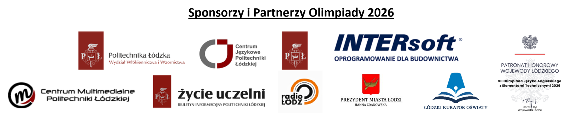 Sponsorzy i partnerzy Olimpiada 2026