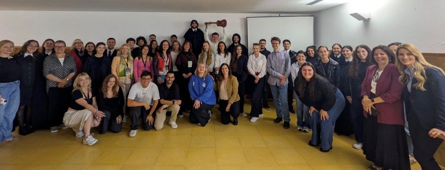 Grupa studentów podczas wyjazdu do Aveiro